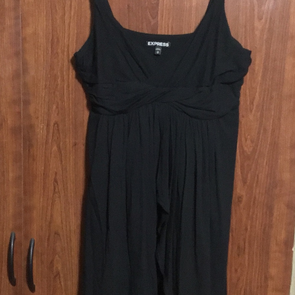 Express Black Flowy Dress